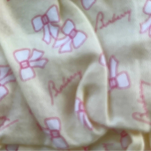 Dress + pants sleeveless cross back 1/3 months pink Burberry - Picture 5 of 7